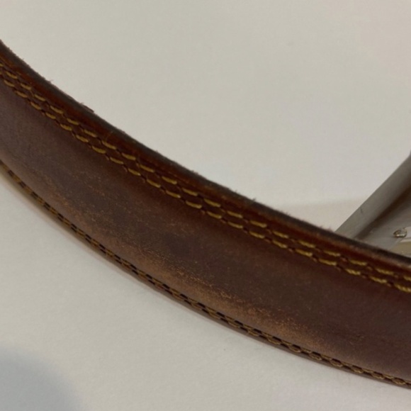 100% Leather belt made in Italy - Picture 3 of 5